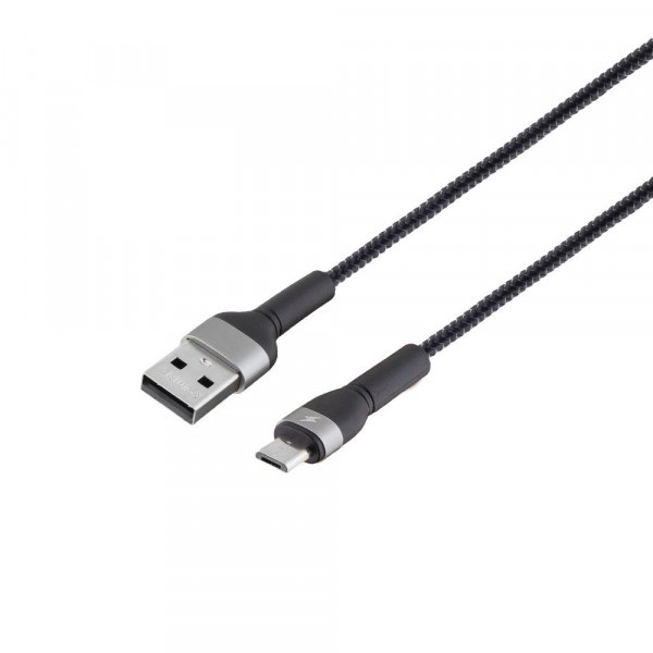 Дата-кабель Remax RC-124m microUSB черный