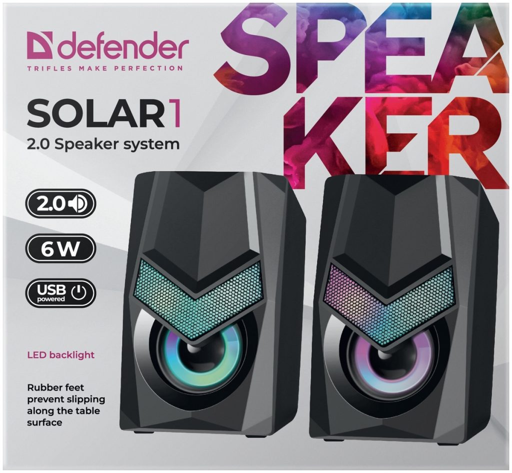 Колонки 2.0 Defender Solar 1