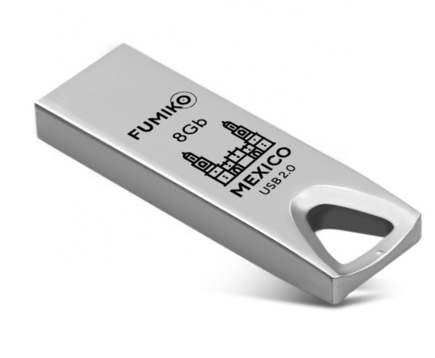 USB-Flash 8GB Fumiko Mexico Grey