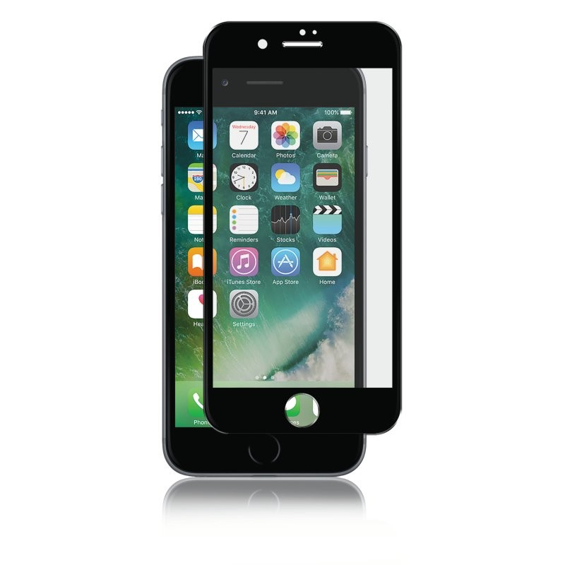 Защитное стекло для iPhone 7/8 Plus Ceramics 0.1mm черное