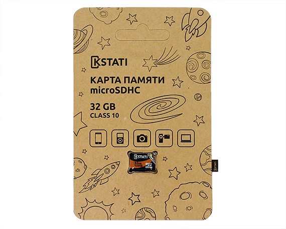 Карта памяти MicroSDHC Kstati 32 GB (Class 10)