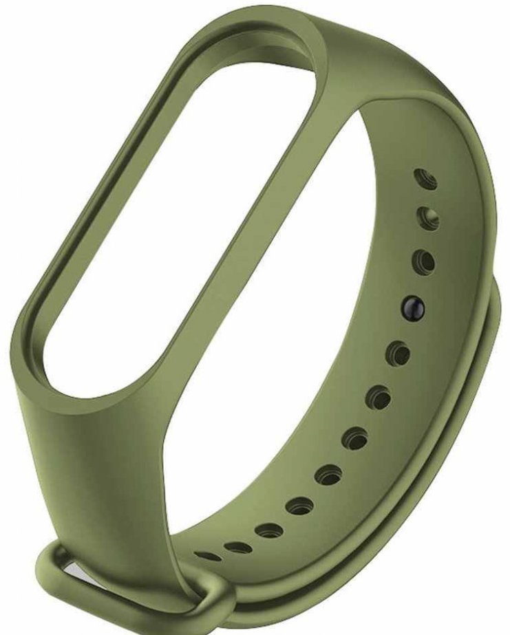 Ремешок Xiaomi Mi Band 5 силиконовый хаки