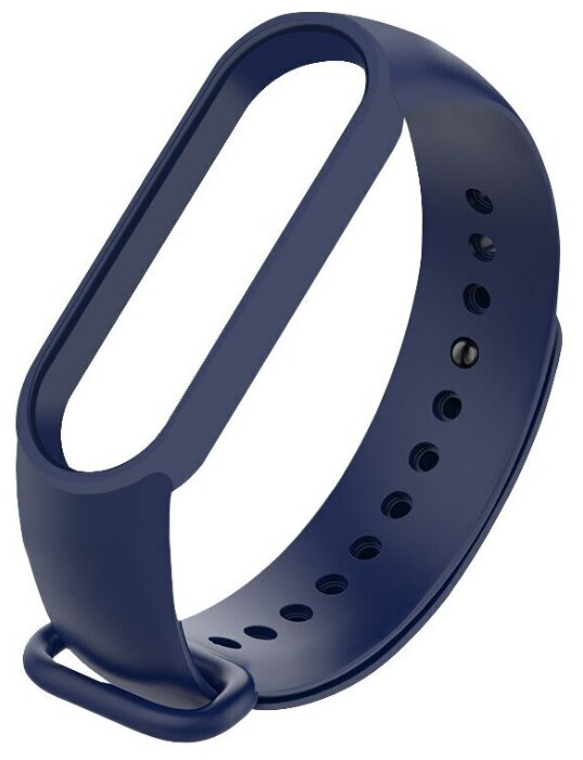 Ремешок Xiaomi Mi Band 5 силиконовый голубой