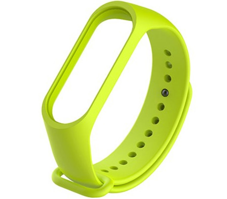 Ремешок Xiaomi Mi Band 3/4 силиконовый зеленый