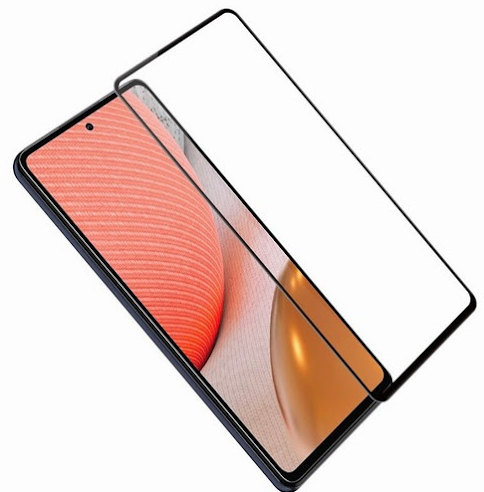 Защитное стекло для Samsung Galaxy A72 (SM-A725F) Full черное
