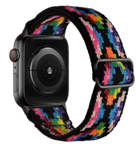 Ремешок Apple Watch 38mm/40mm нейлон цветной узор