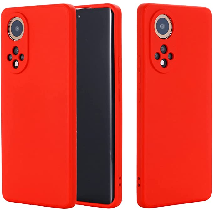 Чехол-накладка для Honor 50 Silikone Case красный