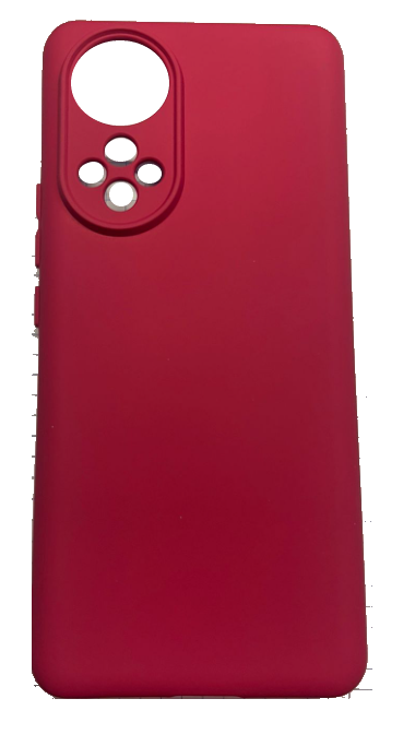 Чехол-накладка для Honor 50 Silikone Case бордовый