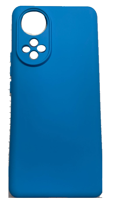 Чехол-накладка для Honor 50 Silikone Case ярко-голубой