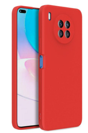 Чехол-накладка для Honor 50 Lite Silikone Case красный