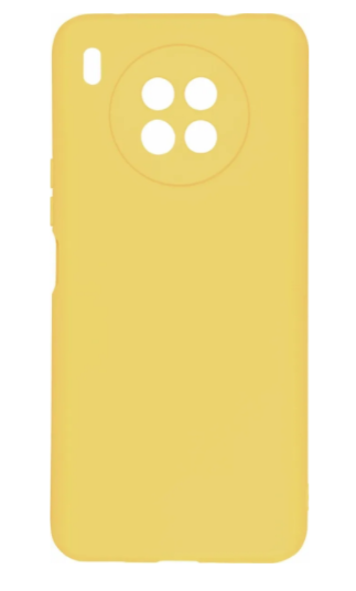 Чехол-накладка для Honor 50 Lite Silikone Case желтый