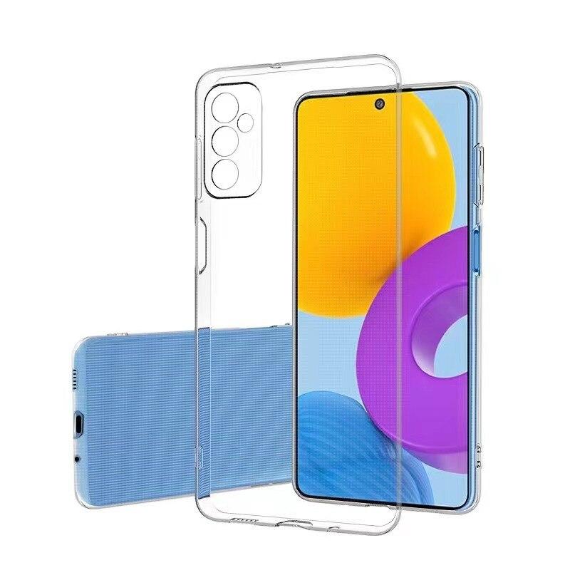 Чехол для Samsung Galaxy M52 силикон прозрачный