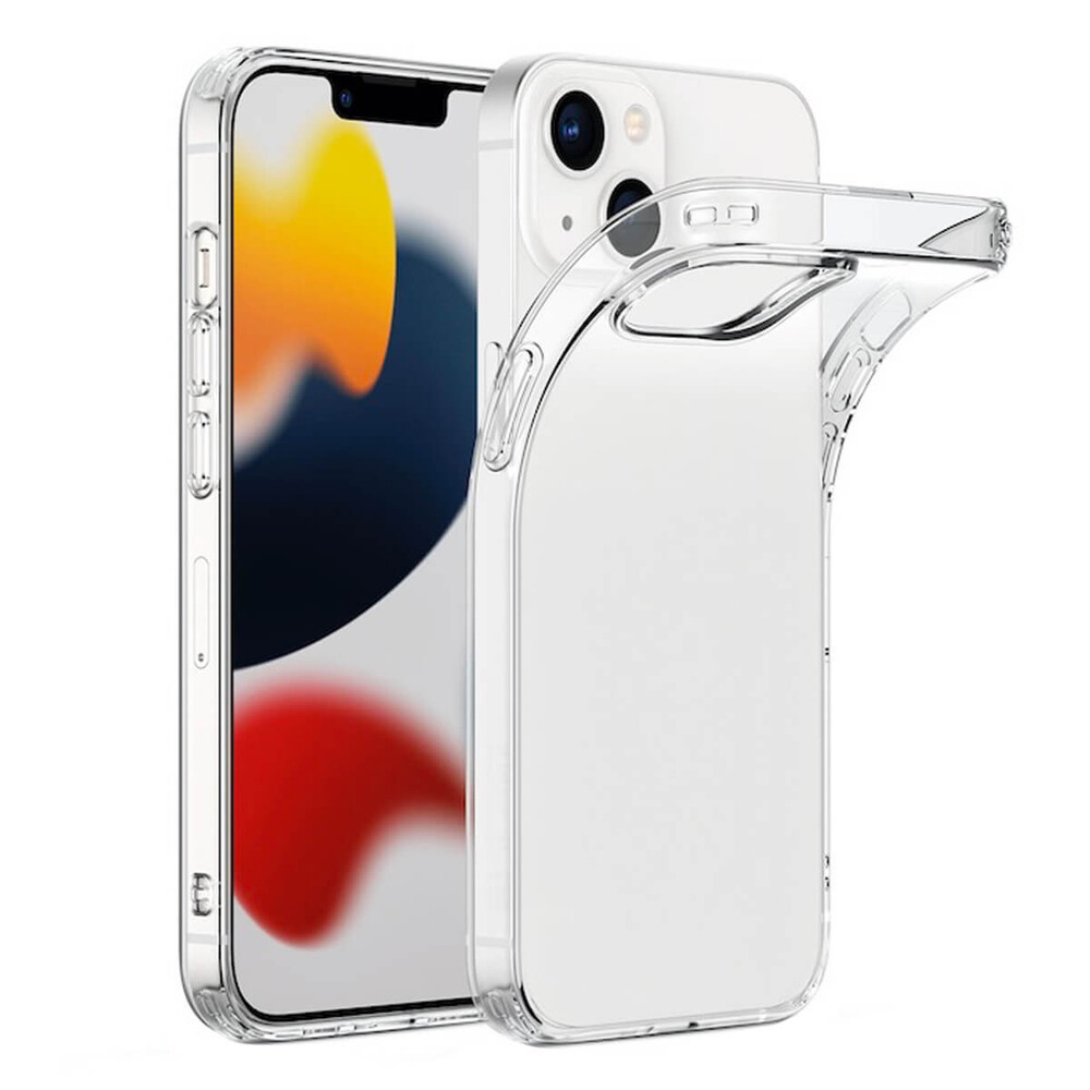 Чехол для iPhone 13 (6.1) силикон прозрачный