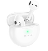 Беспроводные наушники TWS Borofone W08 белые
