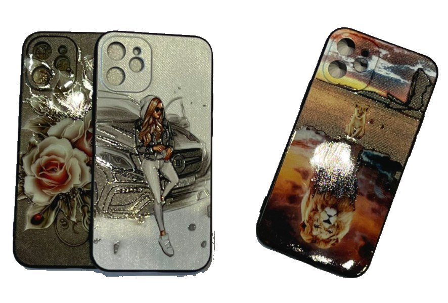 Чехол-накладка для iPhone 12 Mini с рисунком в ассортименте