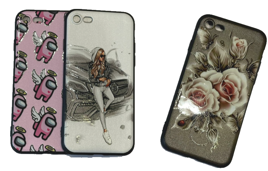 Чехол-накладка для iPhone 7 с рисунком в ассортименте