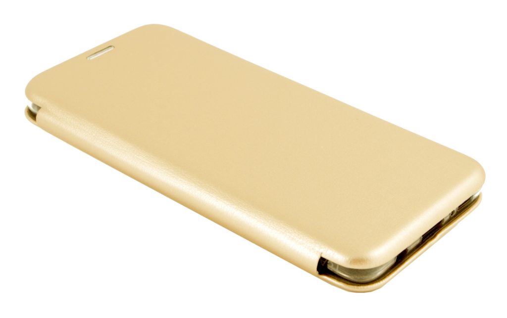 Чехол-книжка для Samsung Galaxy A51 PU (открывается в бок) золотой