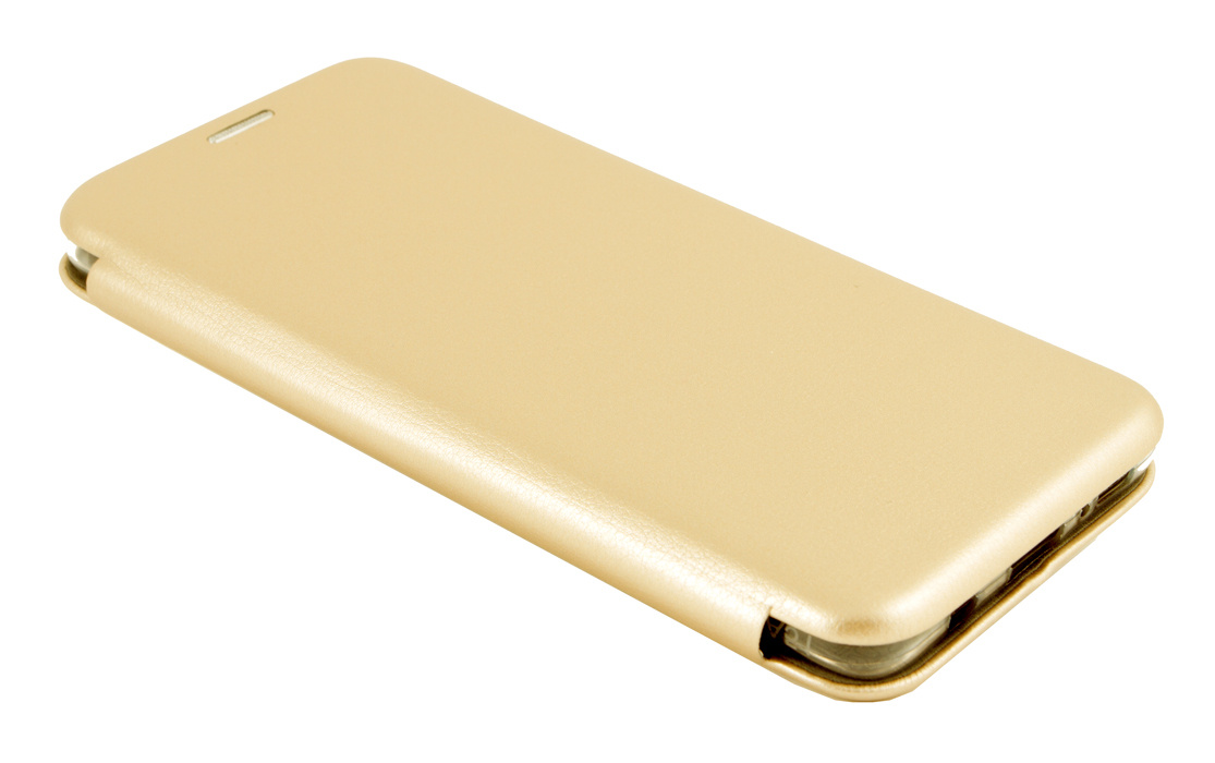 Чехол-книжка для Samsung Galaxy A51 PU (открывается в бок) золотой
