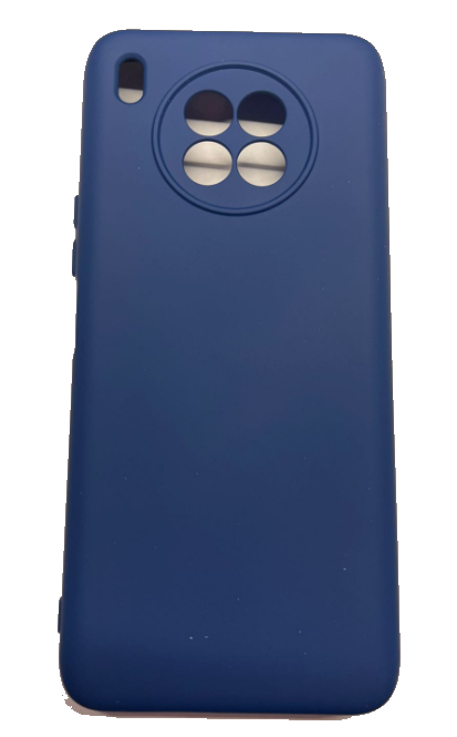 Чехол-накладка для Honor 50 Lite Silikone Case темно-синий