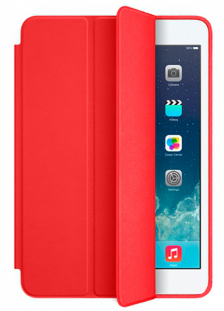 Чехол-книжка для iPad 9.7 2018 силиконовая основа красный