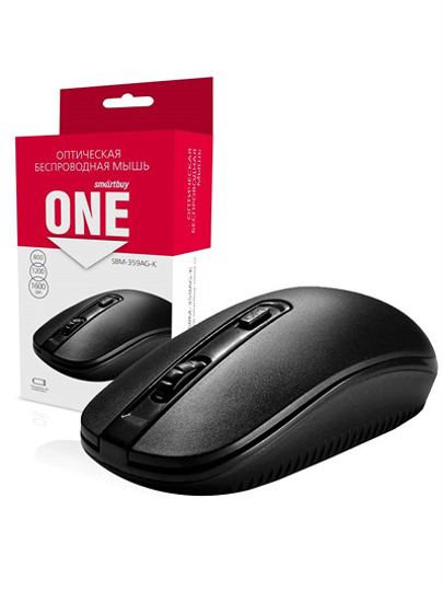 Беспроводная мышь SmartBuy SBM-300AG-K, черная