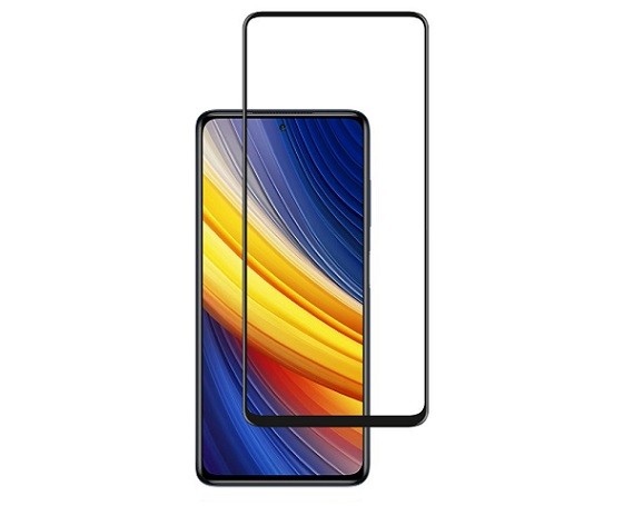 Защитное стекло Xiaomi POCO X3 Pro Full черное