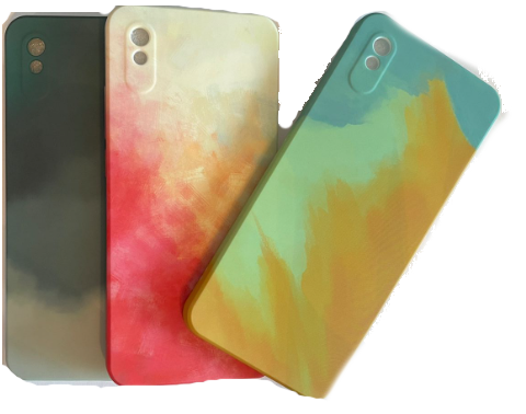 Чехол-накладка для Redmi 9A силикон узоры краской