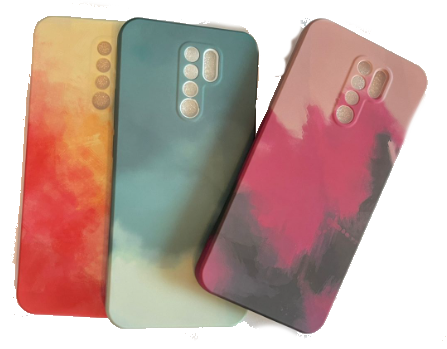 Чехол-накладка для Redmi 9 силикон узоры краской