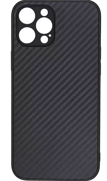 Чехол-накладка для iPhone 11 Pro силикон карбон черный