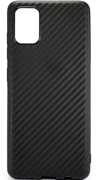 Чехол-накладка для Xiaomi Poco M3 силикон карбон черный