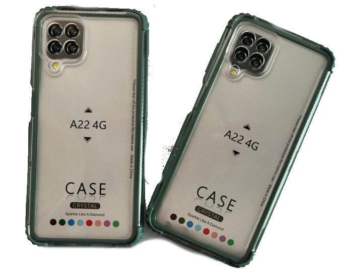Чехол-накладка для Samsung Galaxy A22 Crystal в ассортименте