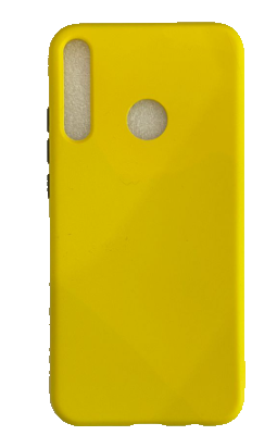 Чехол-накладка для Honor 9C Soft-Touch желтый