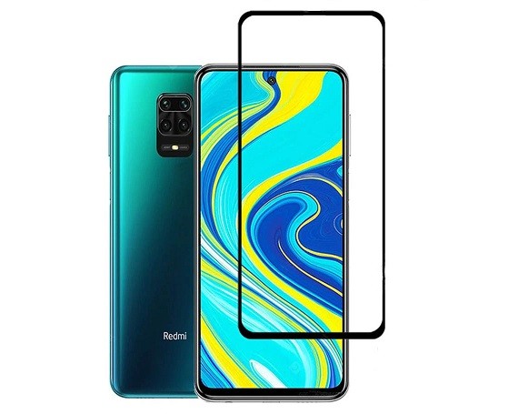 Защитное стекло Xiaomi Redmi Note 9/Redmi 10X Full черное