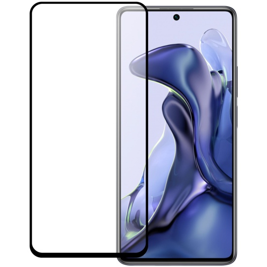 Защитное стекло Xiaomi 11T/11T Pro Full черное