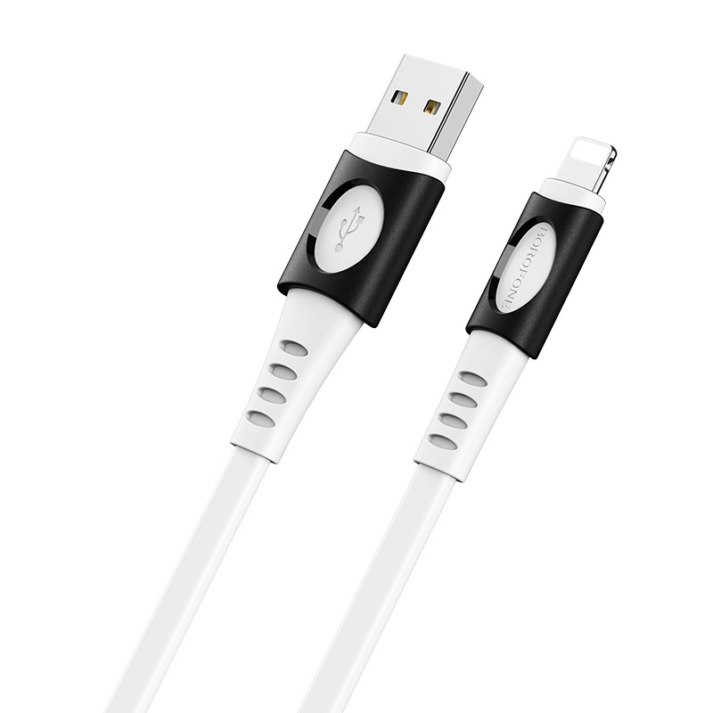 Кабель Borofone X35 Lightning - USB белый