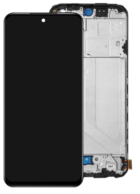 Модуль-дисплей для Xiaomi Redmi Note 10/Note 10S черный в рамке amoled