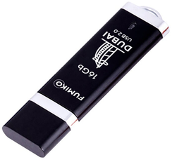 USB-Flash 16GB Fumiko Dubai черная