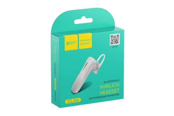 Гарнитура Hands Free Dream CLA6 (Bluetooth) белый
