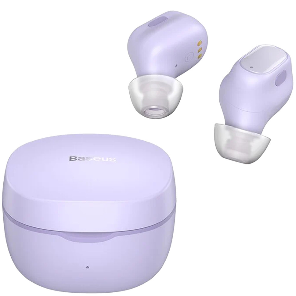 Беспроводные наушники Baseus Encok True Wireless WM01 фиолетовые