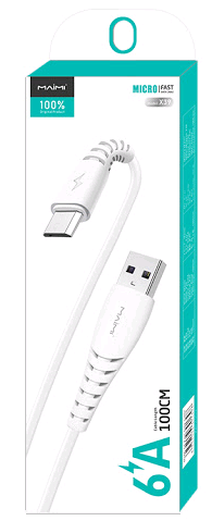 Кабель Maimi X39 MicroUSB белый