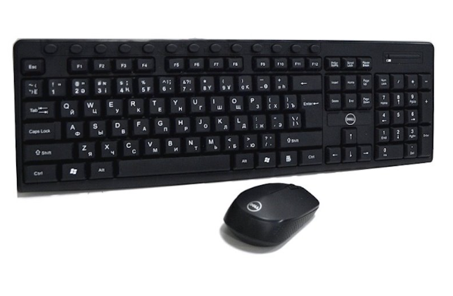 Набор клавиатура и мышь Dell KM816 черная