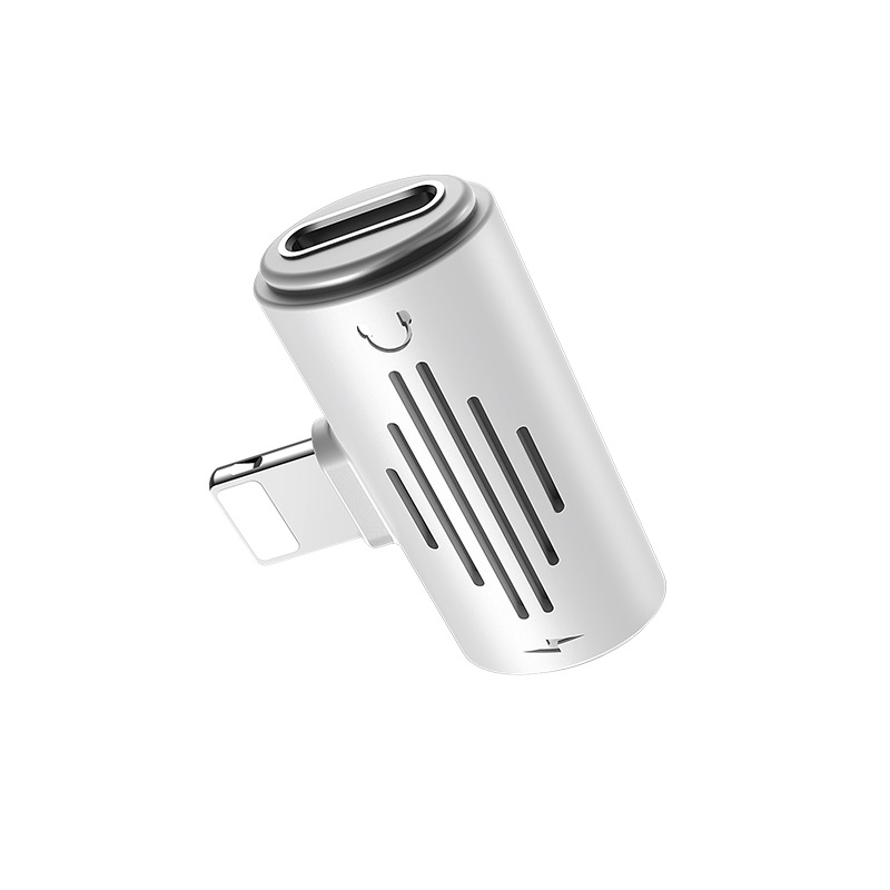 Переходник Borofone BV6 Lightning - Dual Lightning, белый