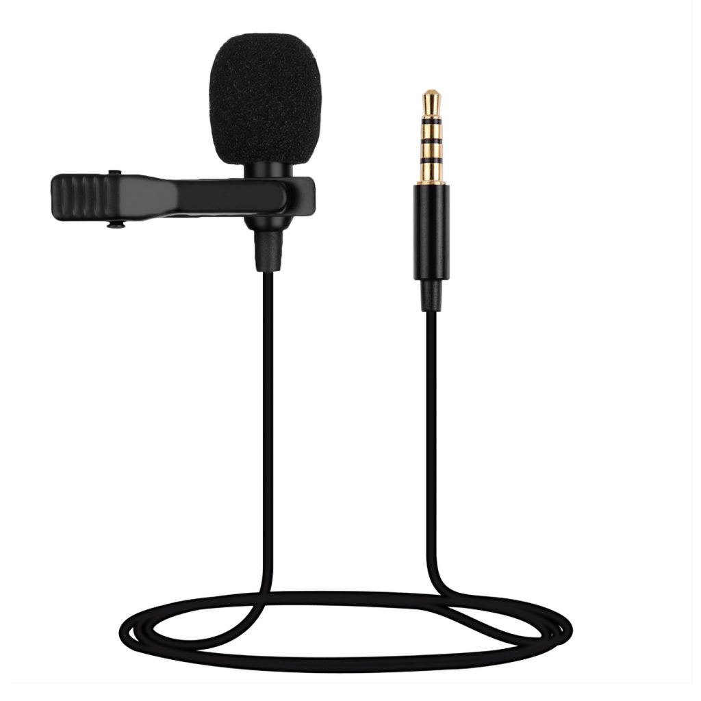 Микрофон петличный JH-043-A, разъем Jack 3.5 мм