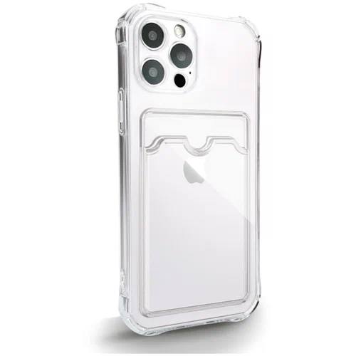 Чехол-накладка для iPhone 12 Pro Max с отделом для карт