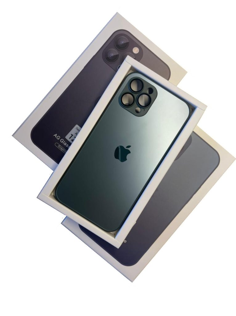 Чехол-накладка для iPhone 12 Pro Max MagSafe AG-Glass Cangling Green