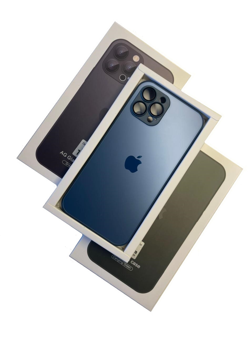 Чехол-накладка для iPhone 13 Pro Max MagSafe AG-Glass Navy Blue
