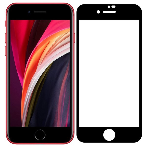 Защитное стекло iPhone SE 2020/7/8 GSM черное
