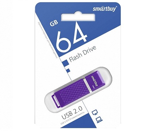 USB-Flash SmartBuy Quartz 64GB фиолетовый