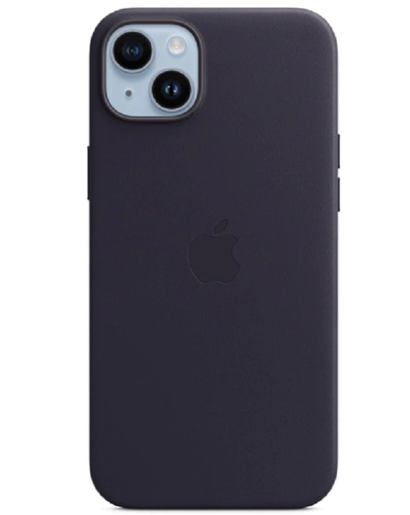 Чехол-накладка для iPhone 14 Pro PU Кожа черный