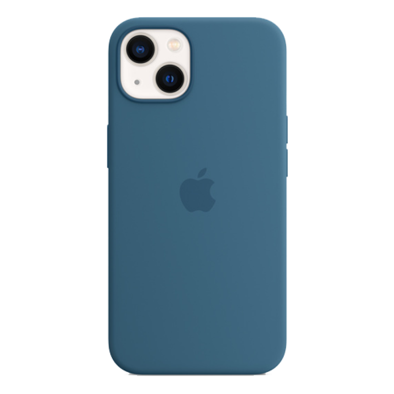 Чехол-накладка для iPhone 14 Pro PU Кожа синий